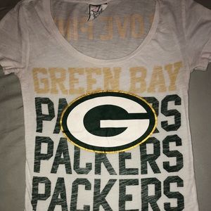 Victoria’s Secret PINK, Green Bay Packers shirt!